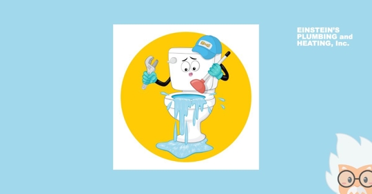 An overflowing toilet.