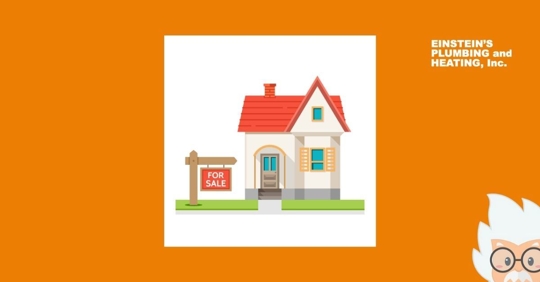 A home that has been put up for sale.